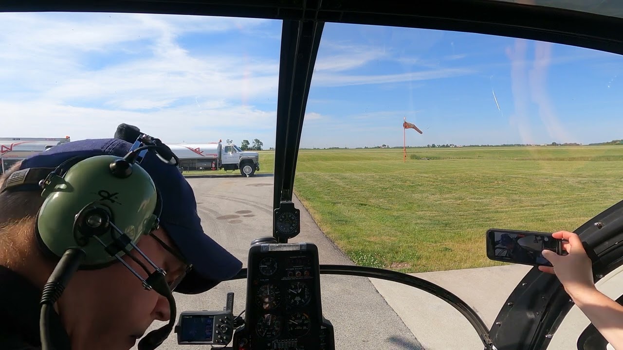 Start up in the Schweizer 269C