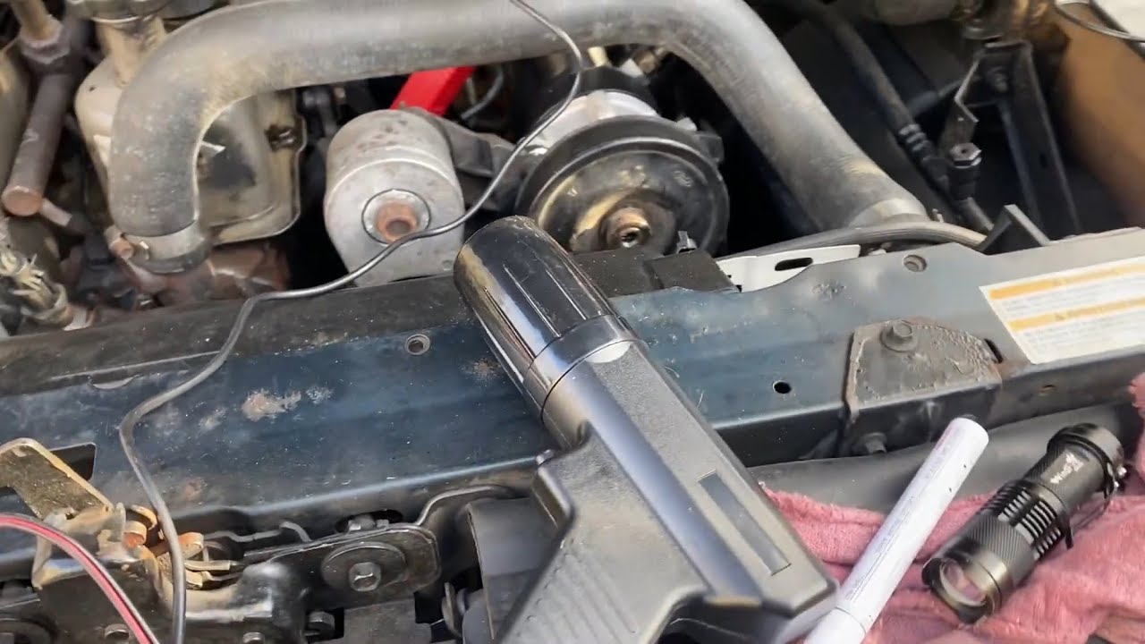 How to set ignition timing on a 1994 OBS Ford 4.9/300