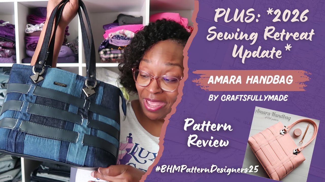 [861]NEW DIY UPSCALE Handbag|Amara Handbag by @Craftsfullymade   |#BHMPatternDesigners25