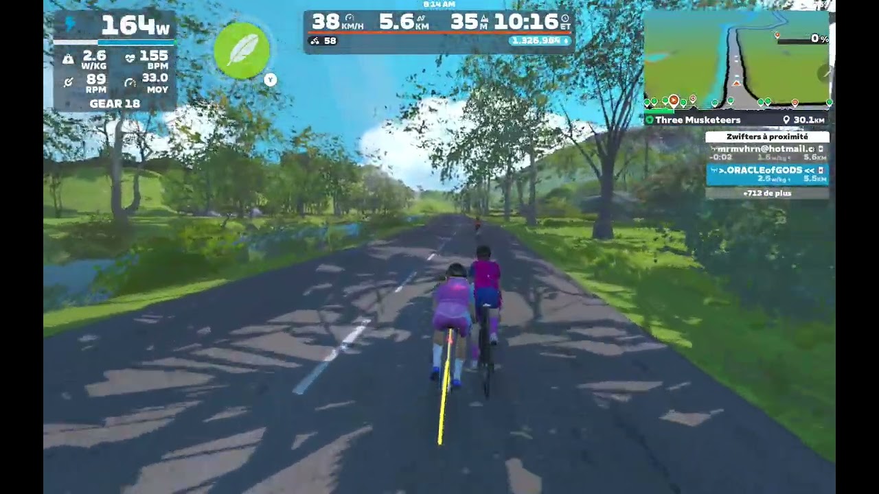 ZWIFT #105 TDZ THREE MUSKETEERS