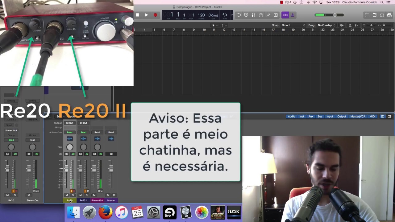 EM A&Ccedil;&Atilde;O: Compara&ccedil;&atilde;o entre os Re20 [e algumas reflex&otilde;es sobre d&eacute;cimos de dB]