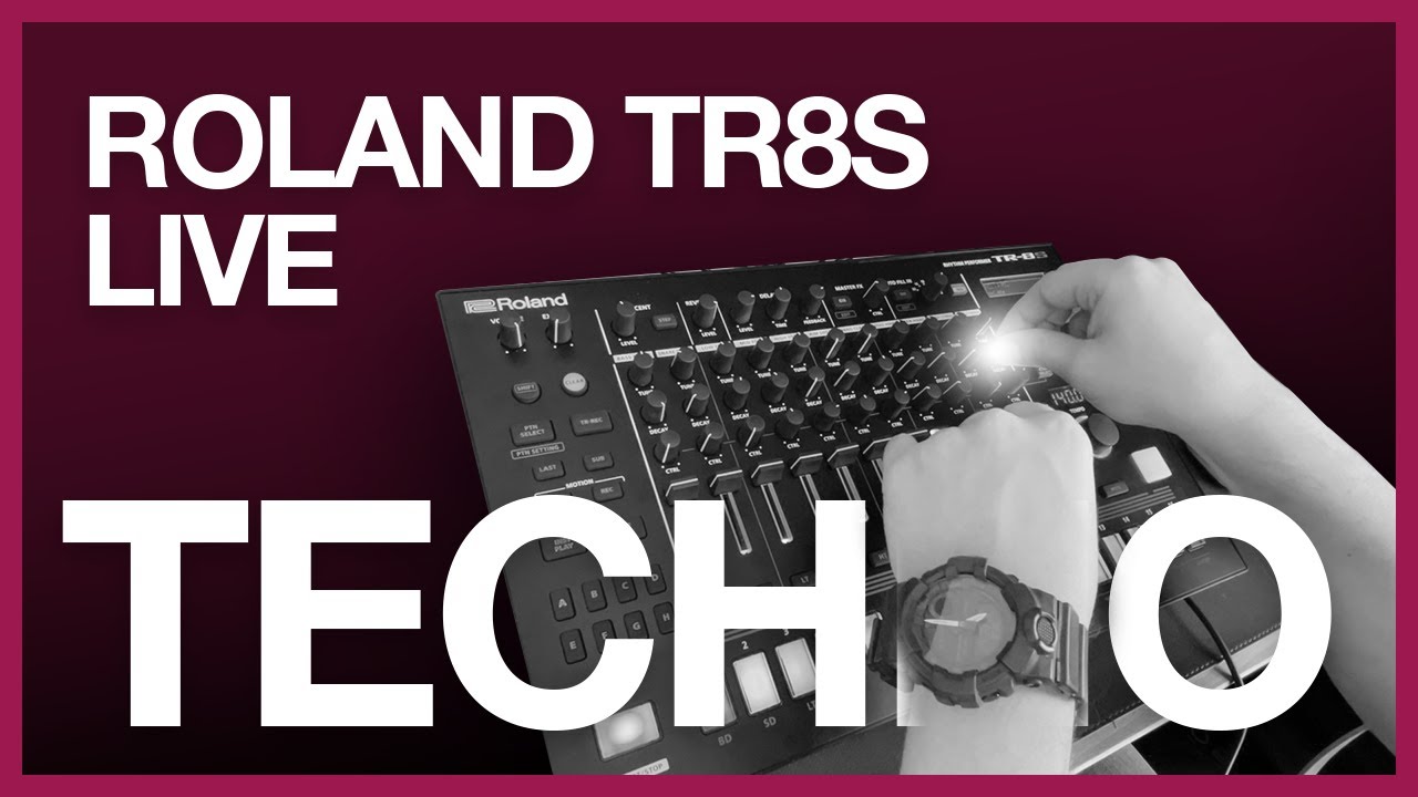 Roland TR8s Live Jam - Making Techno