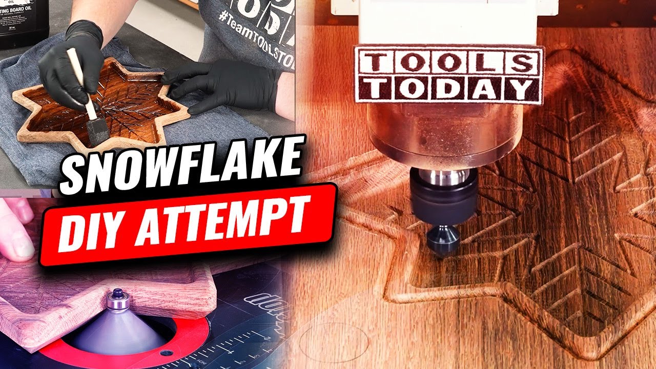 Snowflake Catch All Tray | ToolsToday CNC Video