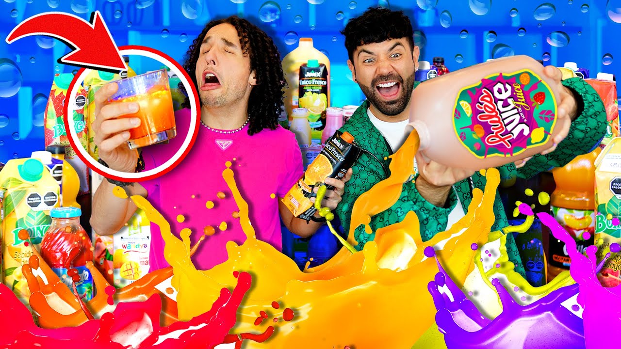Mezclamos todos los JUGOS del super mercado *ACTUALIZADO* 🧃