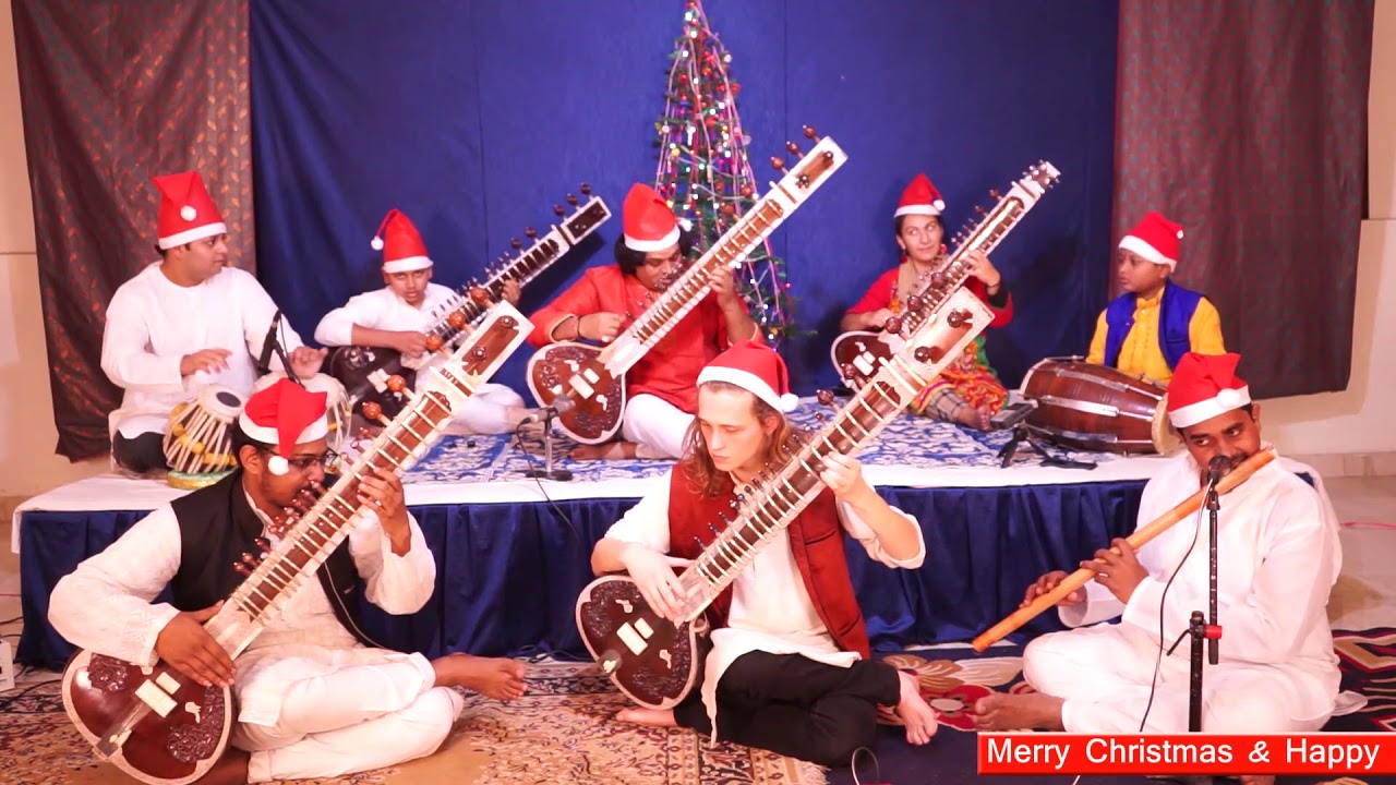 ।Jingle Bells । #Indian_Classical_Instrumental _Orchestra । Deobrat Mishra । #Sitar #Tabla #Flute