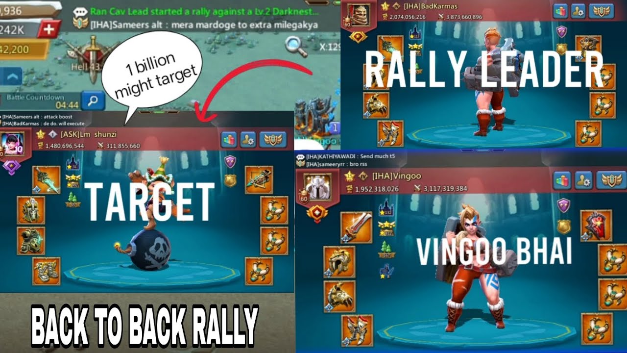 1 BILLION MIGHT TARGET | 2 MYTHIC GEAR RALLY LEADER | IHA VINGO BRO...LEAD 