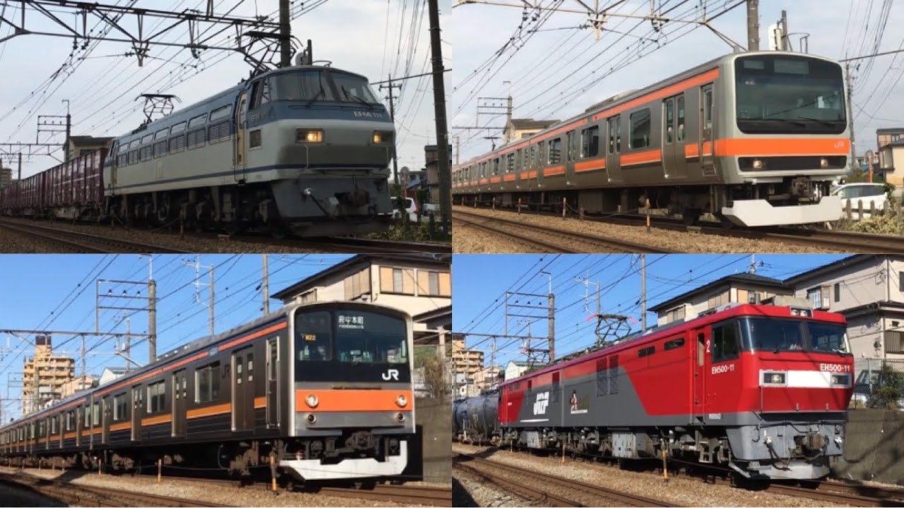 【貨物列車が沢山】武蔵野線通過集