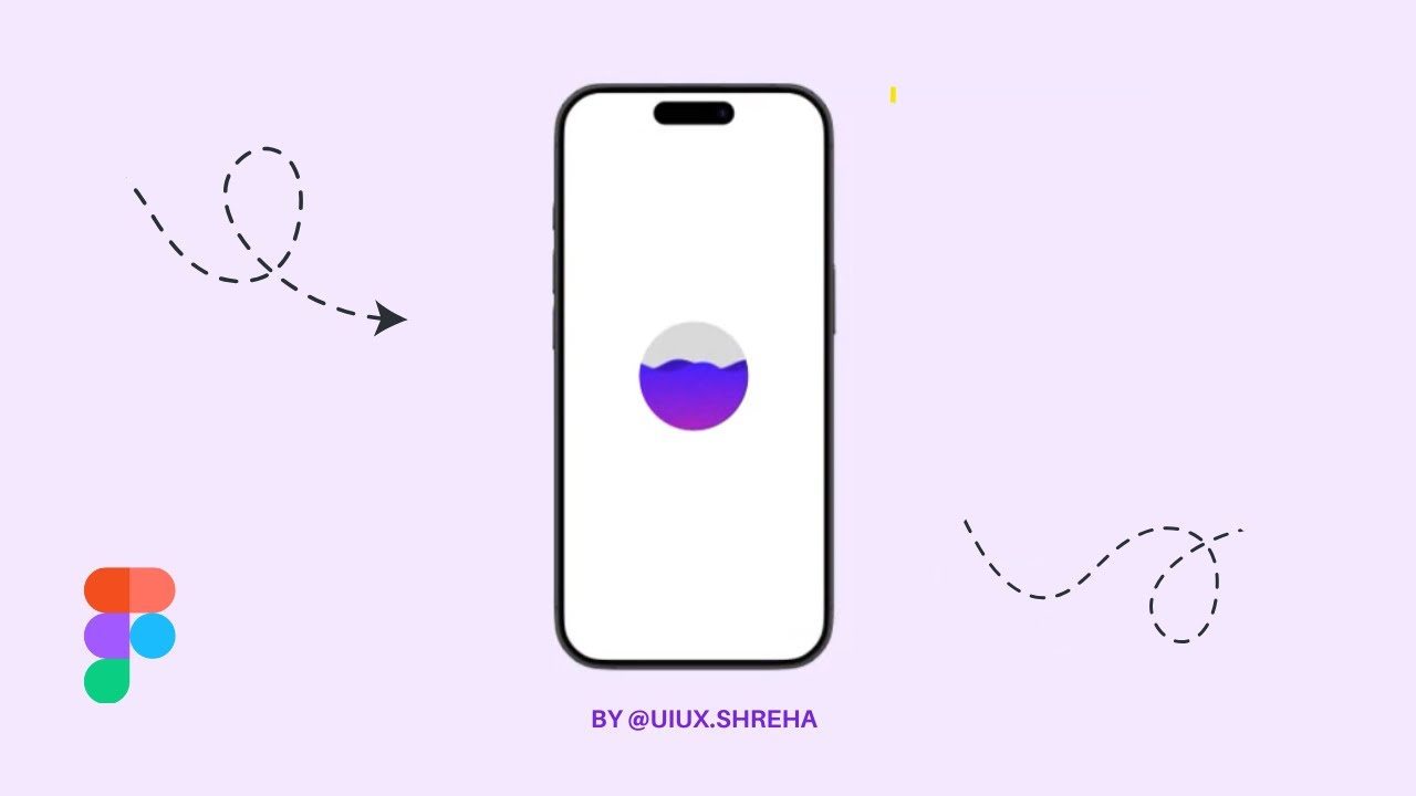 How to create Liquid loading Animation Splash Screen Using Figma