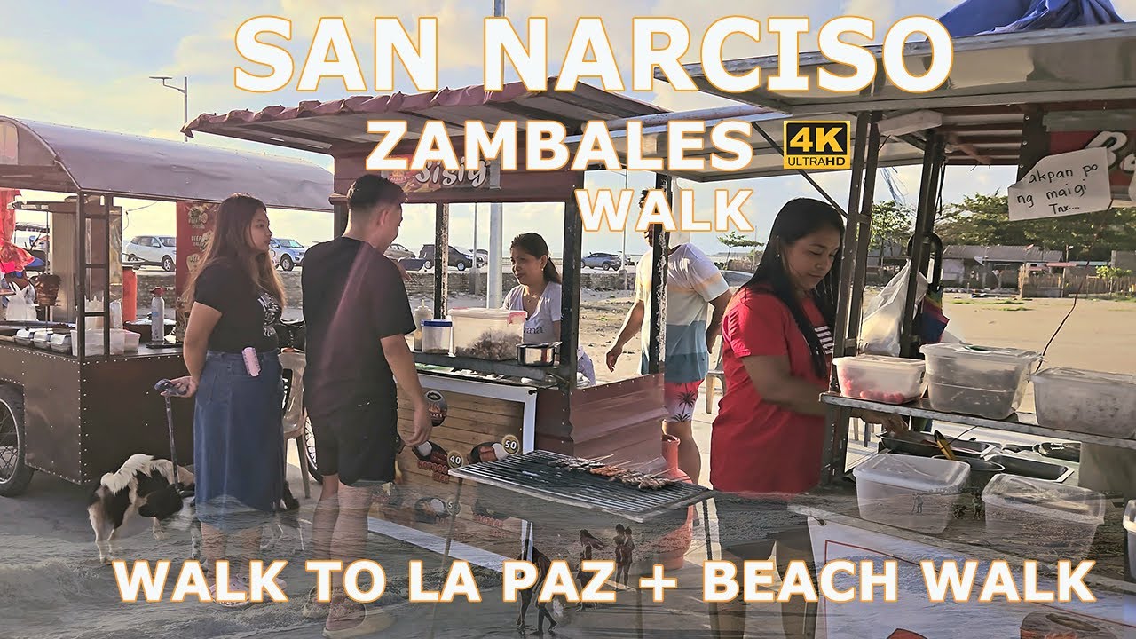 WALKING LA PAZ SAN NARCISO ZAMBALES [4K HDR]