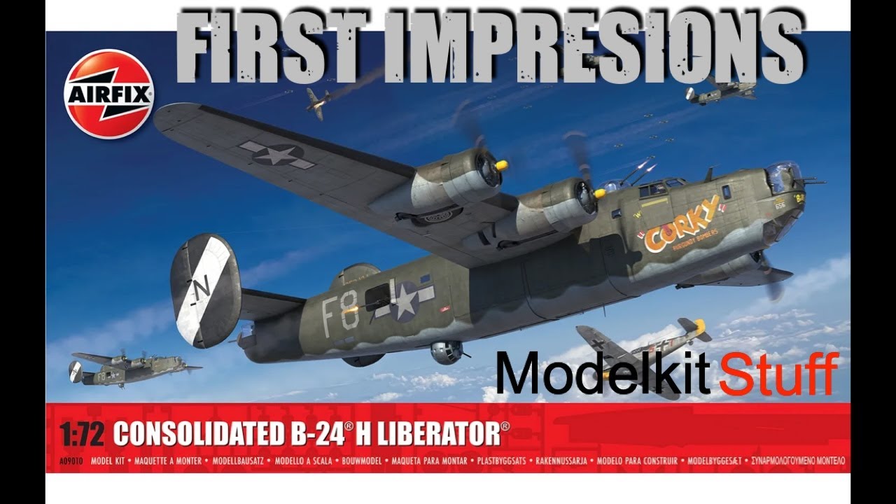 First impressions Airfix, 1/72 Consolidated B-24 H Liberator
