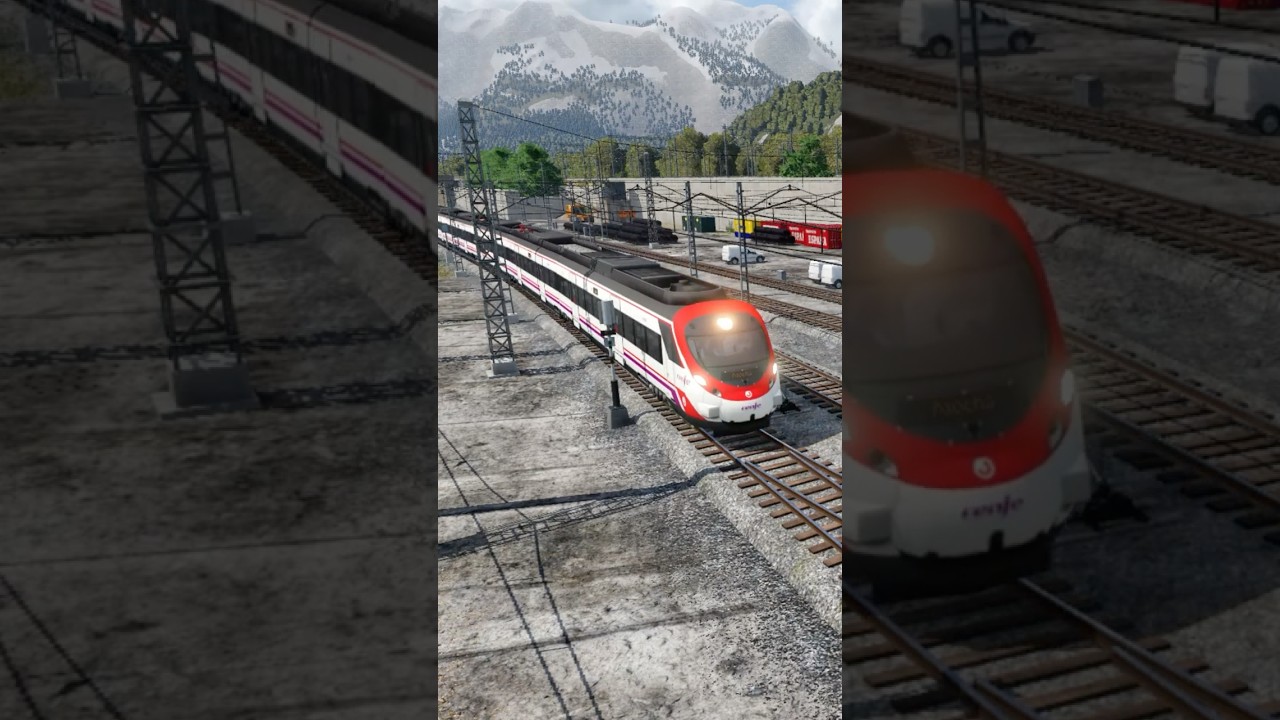 Renfe Civia Cercanias en Transport Fever 2 #tpf2 #shorts #trainspotting