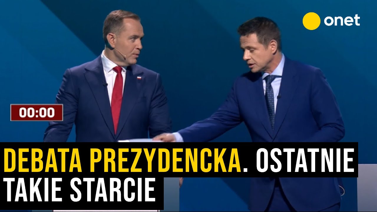 Debata prezydencka. Ostatnie takie starcie przed wyborami  | 12.05