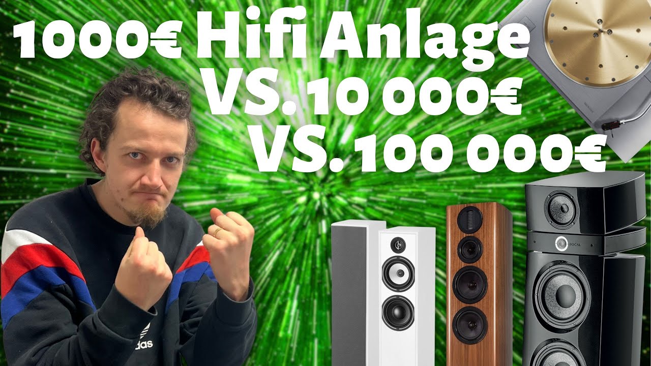 Hifi-Anlagen im Vergleich: 1.000€ vs. 10.000€ vs. 100.000€! Inklusive Soundtest