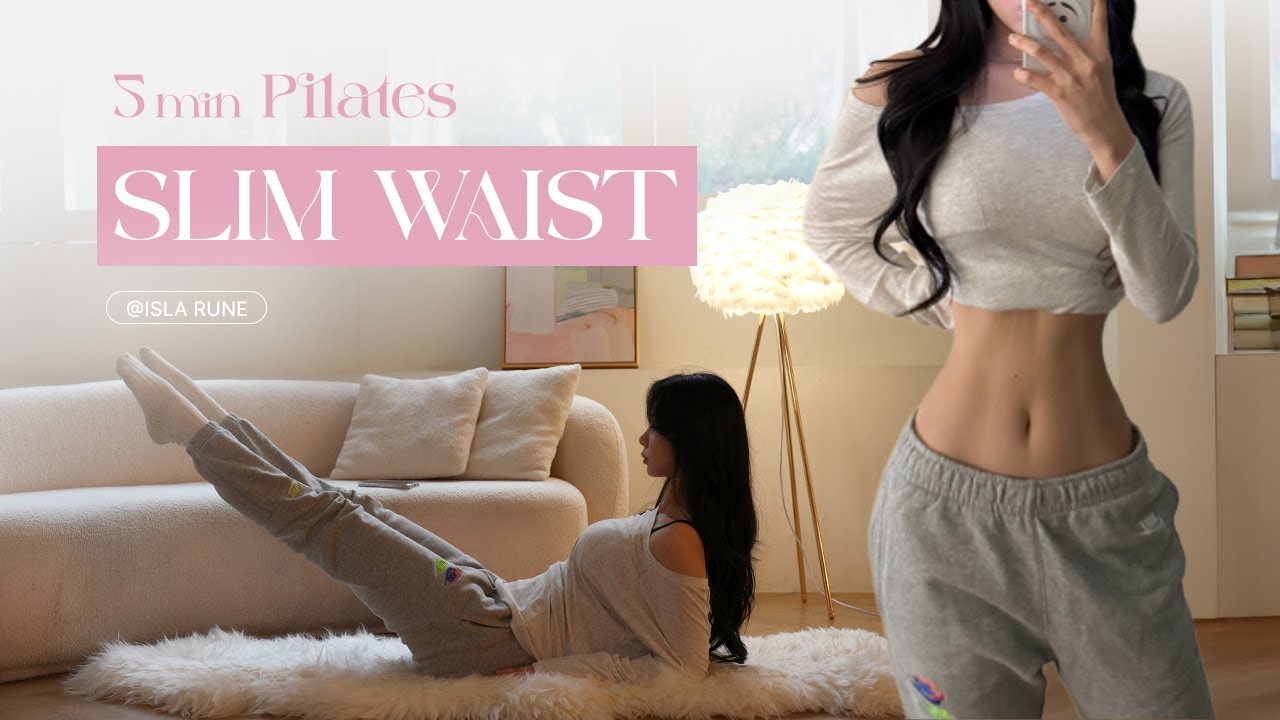 Get a Snatched Waist in 5 Mins | Secret Pilates Ritual (No Cap)