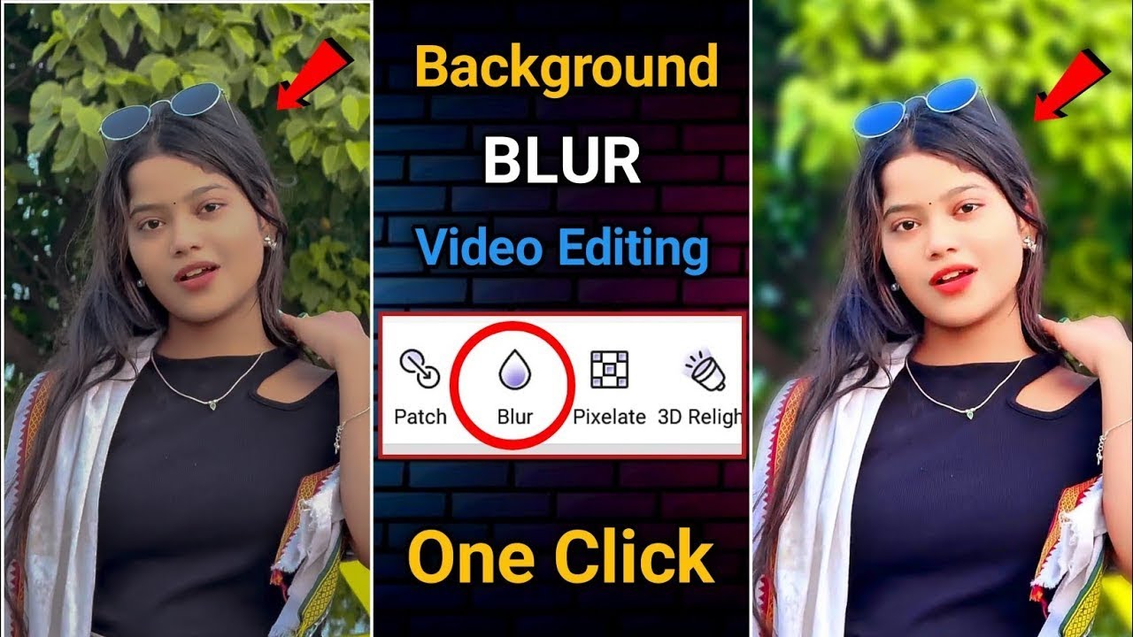 Video Ka Background Blur Kaise Kare One Click 🔥 | Without CapCut App | Background Blur Video Editing