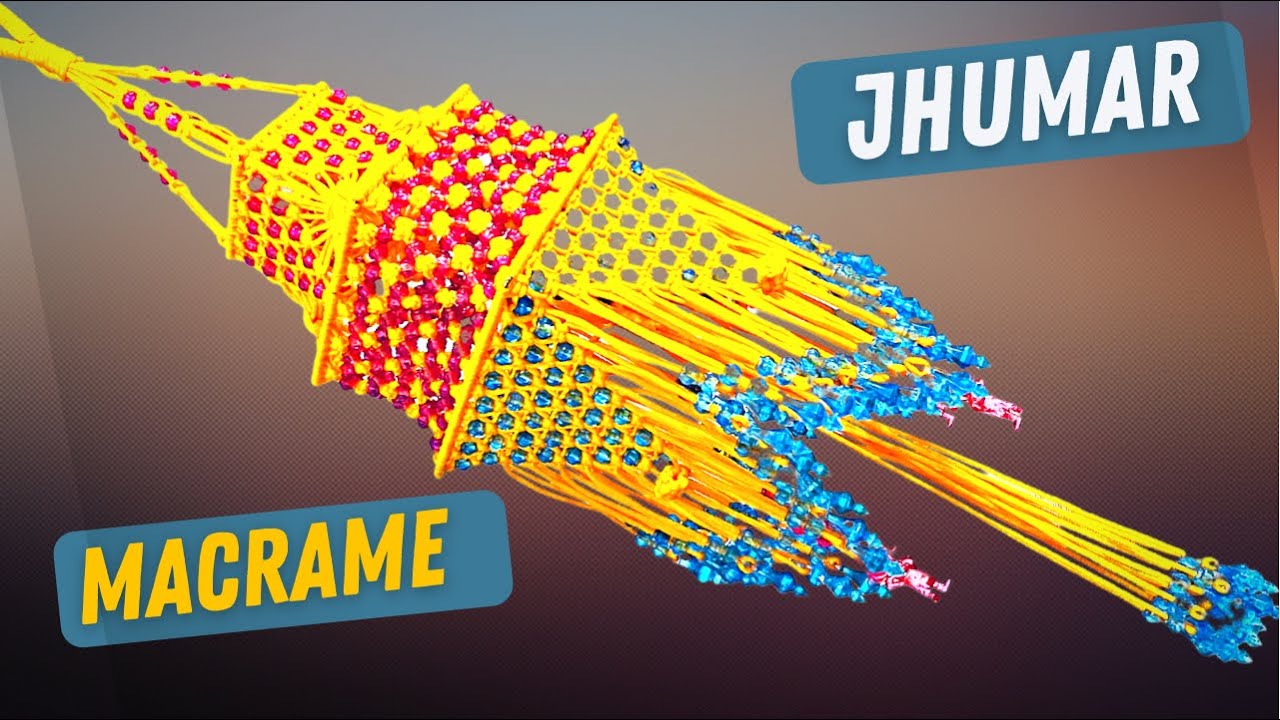 macrame square jhumar