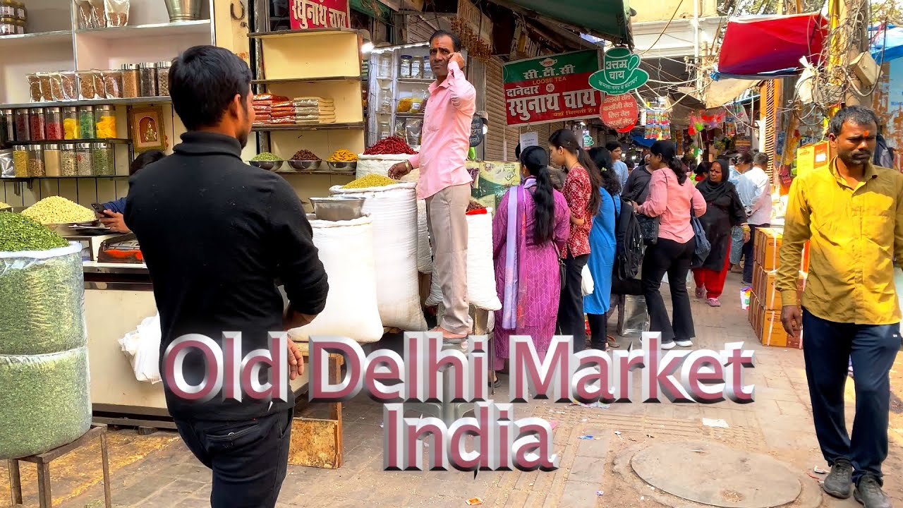 Old Delhi Market, Walking Tour, India
