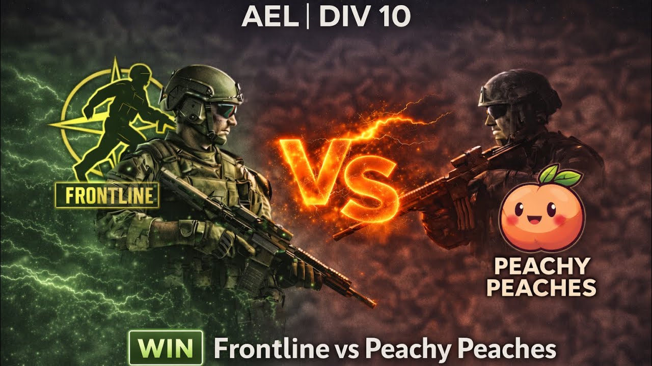 AEL DIV 10 | Frontline vs Peachy Peaches – Kontrolleret Sejr (Black Ops 7)