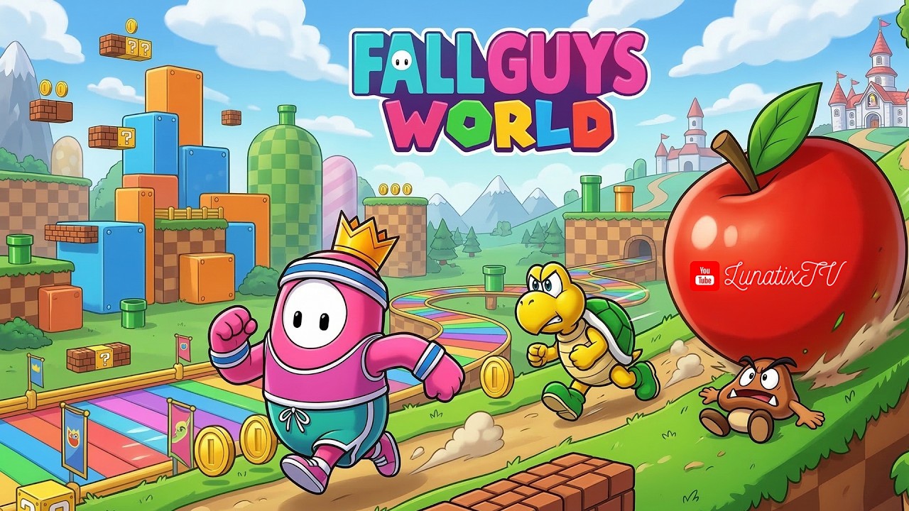 Fall Guys World - Longplay Walkthrough No Commentary (Fan Game)
