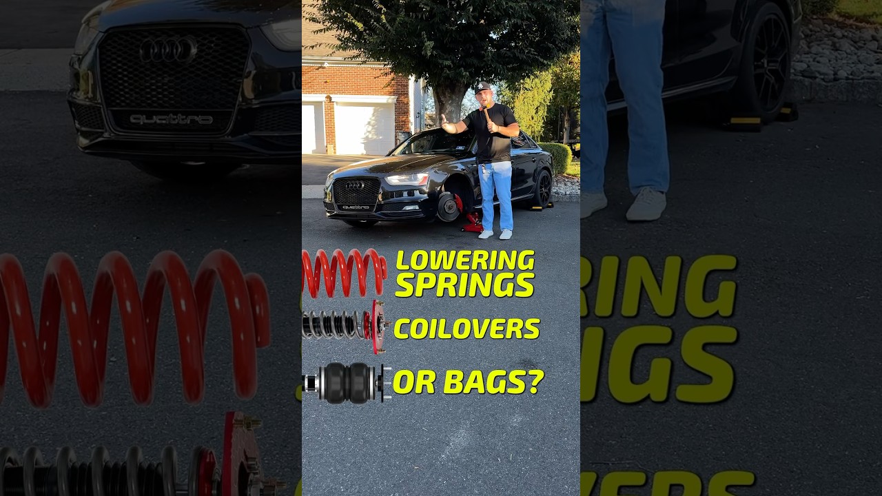 Заниженные пружины VS койловеры VS подушки &mdash; что лучше? 🏎️💨