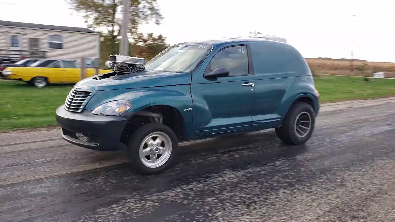 blown mopar 440 pt cruiser testing in the valley