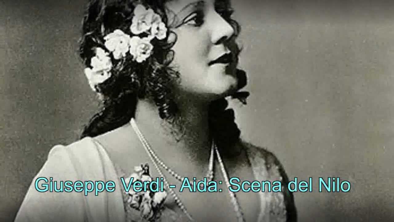 Giuseppe Verdi Aida Scena del Nilo Rethberg De Luca Lauri Volpi