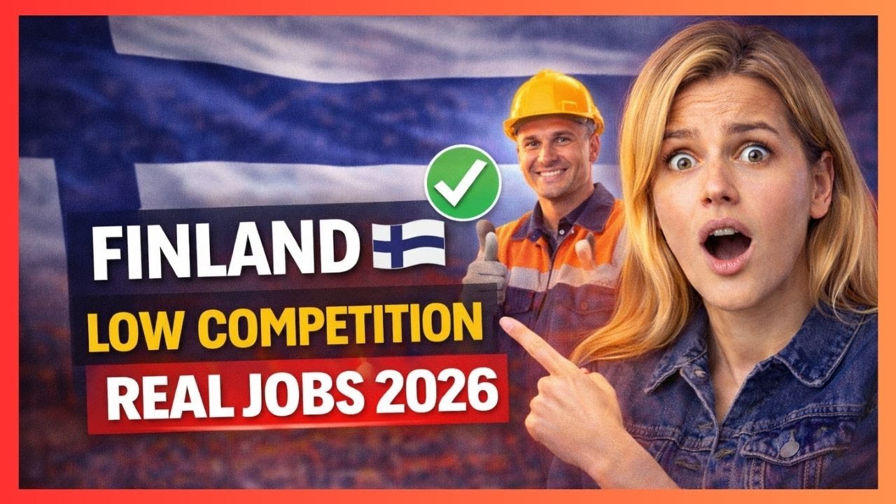 Рабочая виза в Финляндию на 2026 год 🇫🇮 | Низкая конкуренция, реальные вакансии: объяснение.