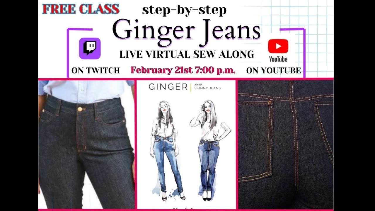 Ginger Jean Sew-Along Part 3