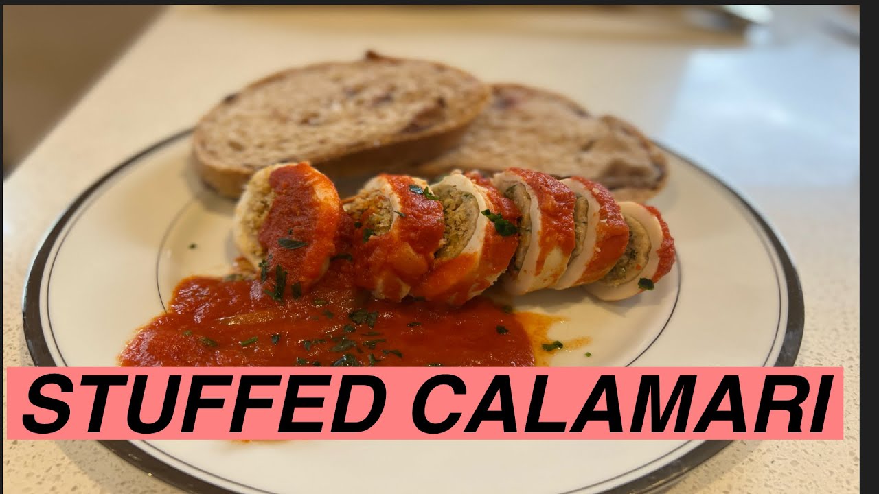 How to make Sicilian stuffed Calamari.. Easy Simple recipe 👌