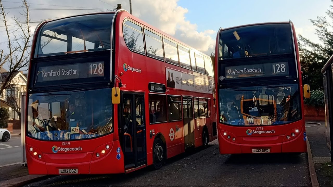 Loud Voith | Ride on Stagecoach London 10129 LX12DFD ADL Enviro400 on Bus Route 128