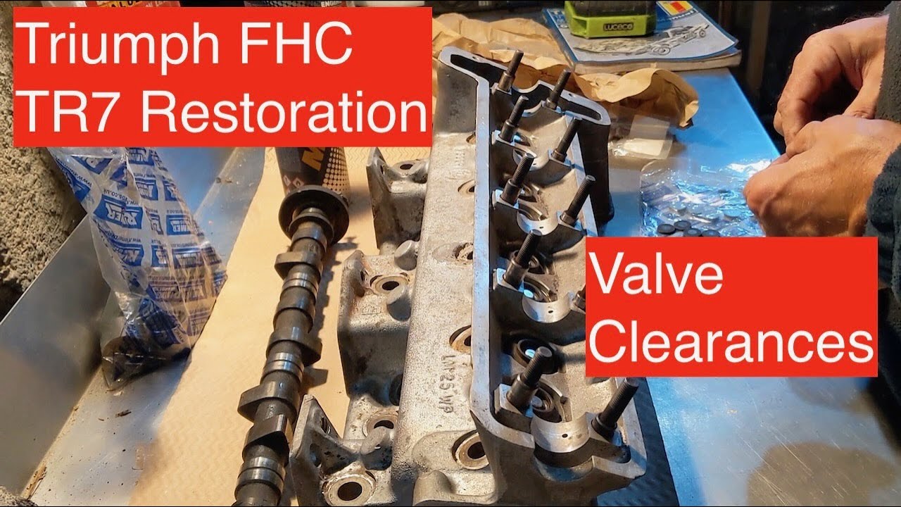 Triumph FHC TR7 Restoration: Camshaft valve clearances