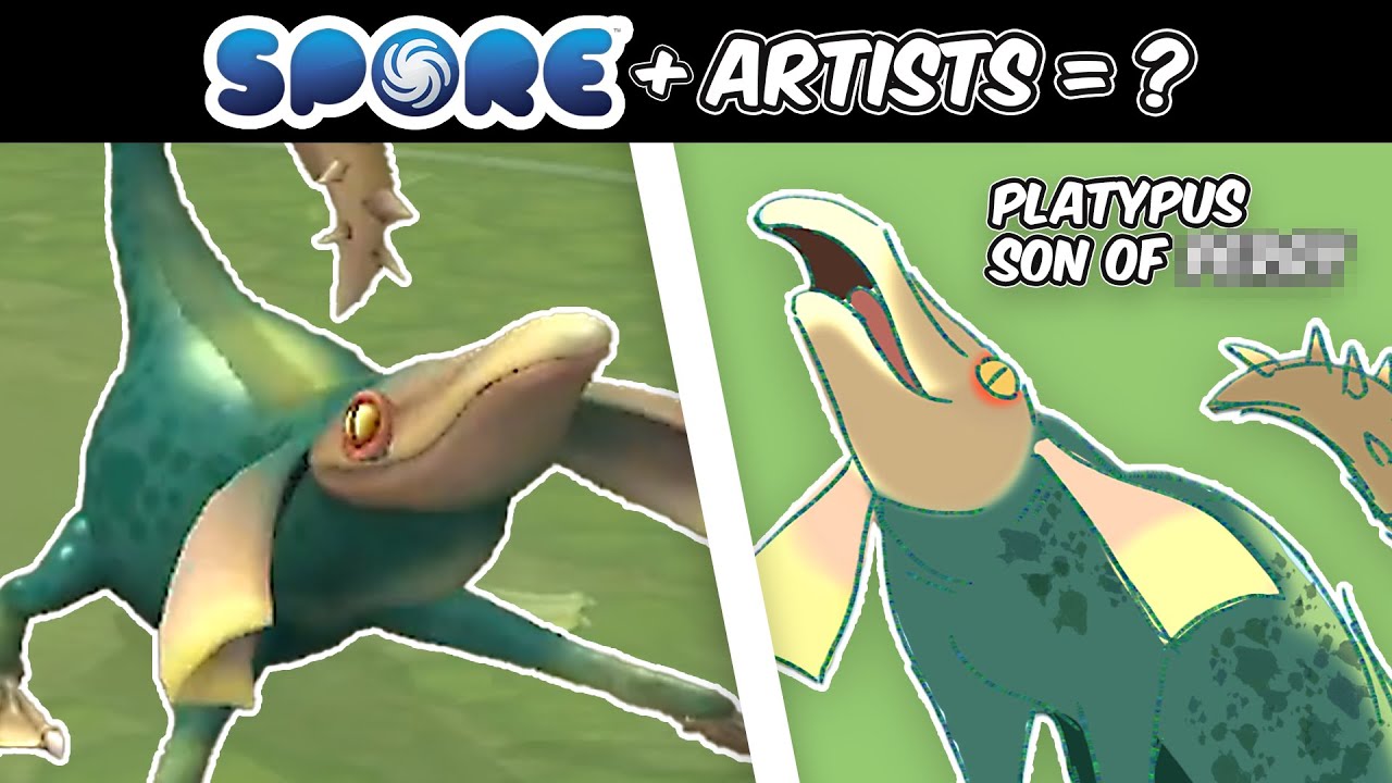 Artists Draw SPORE Creatures in Their Own Style