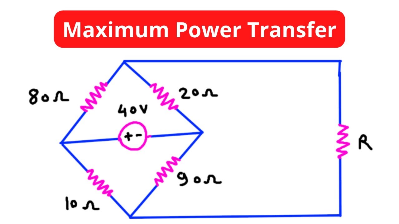 Maximum Power Transfer Theorem Solved Example | Electrical Engineering