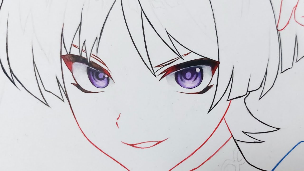 Scaramouche⚡| Genshin Impact | Eyes Coloring!