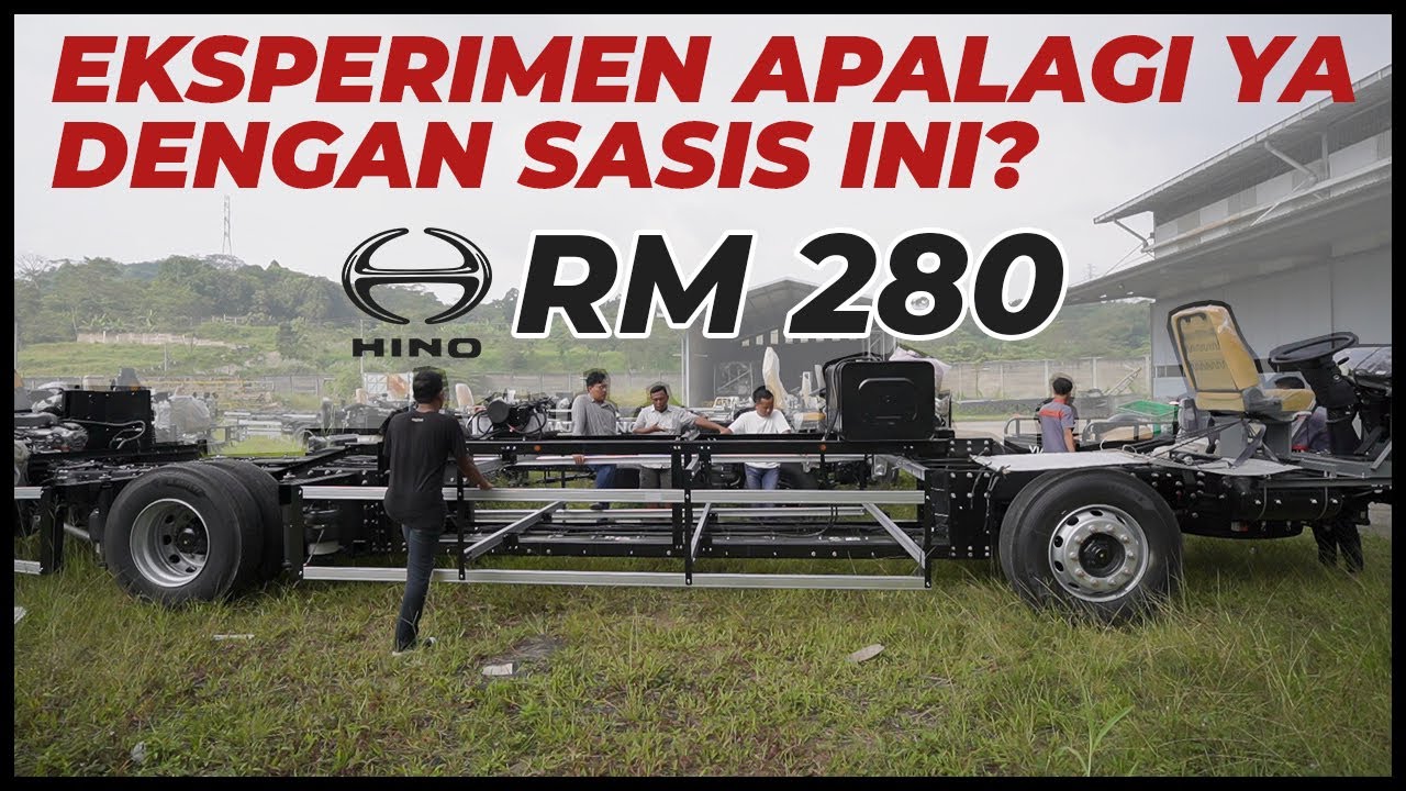 Eksperimen Dengan Sasis Hino RM 280. | Vlog Garasi Bus Pesona