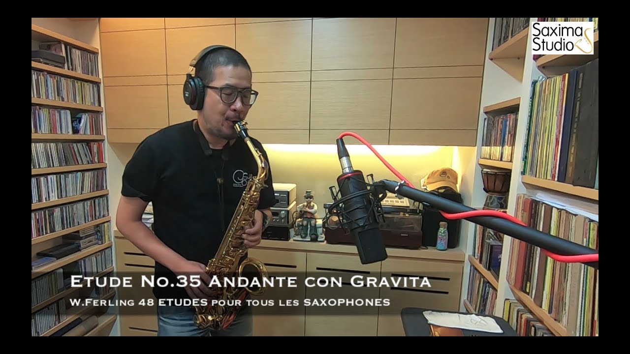 〈 Etude No.35 〉from 48 ETUDES / W.Ferling / Saxophone Classique 🎻