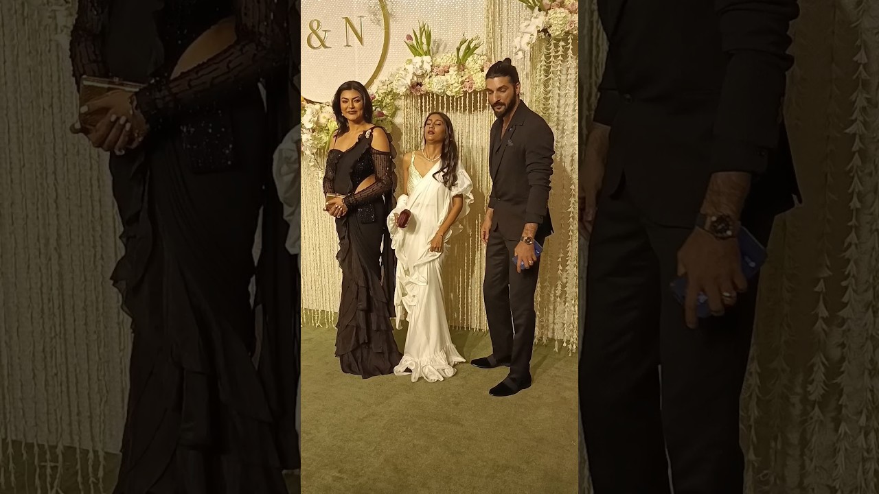 Sushmita Sen With Daughter Renee Sen And Susmita Boyfriend Rohman Shawl #shorts