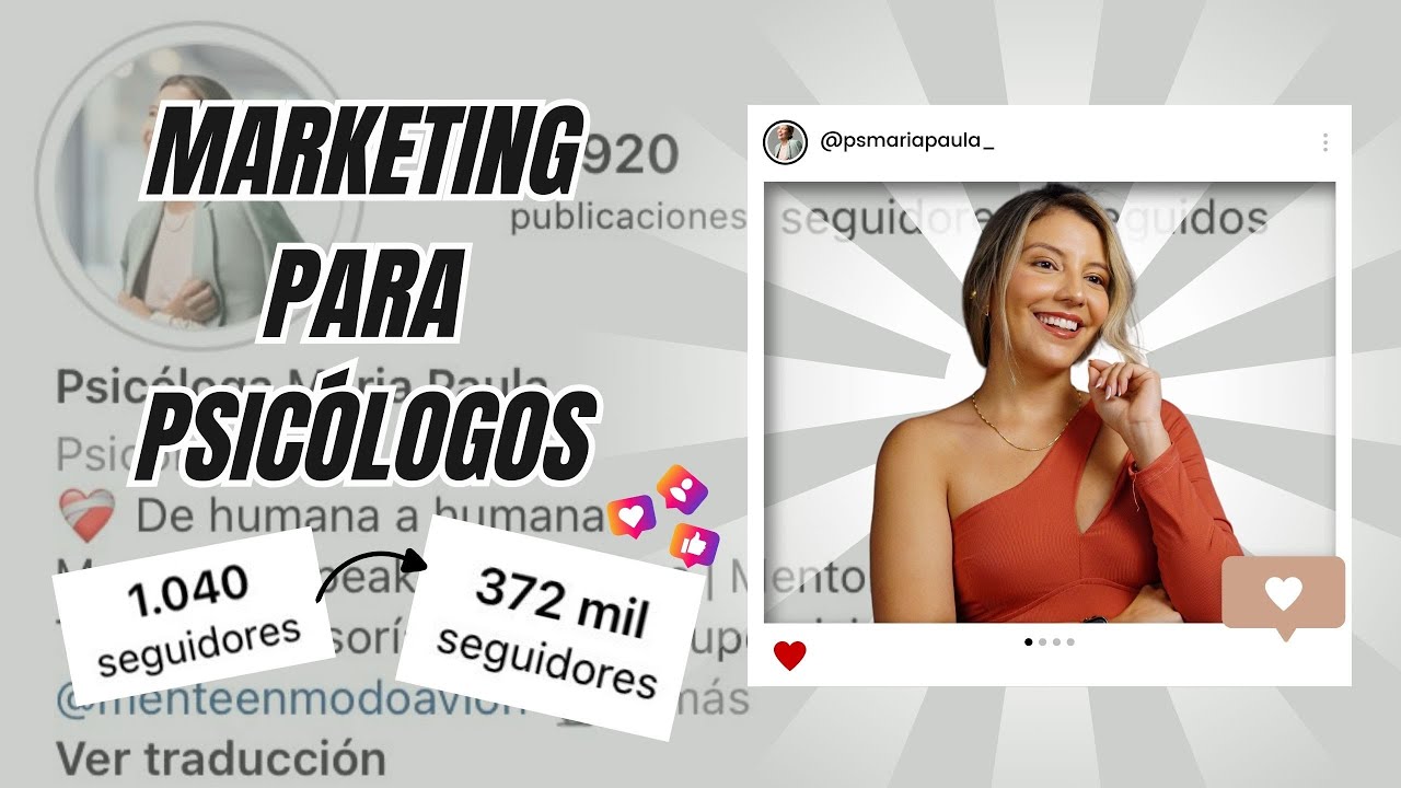 MARKETING para PSICÓLOGOS llega a más pacientes - Ps María Paula