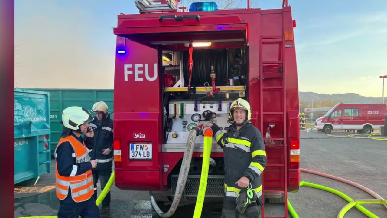 Einsatz der FF Fresing-Kitzeck B15 in St. Johann im Saggautal