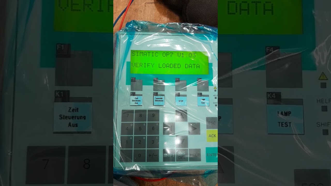 Simatic OP7 RAM-Memory failure