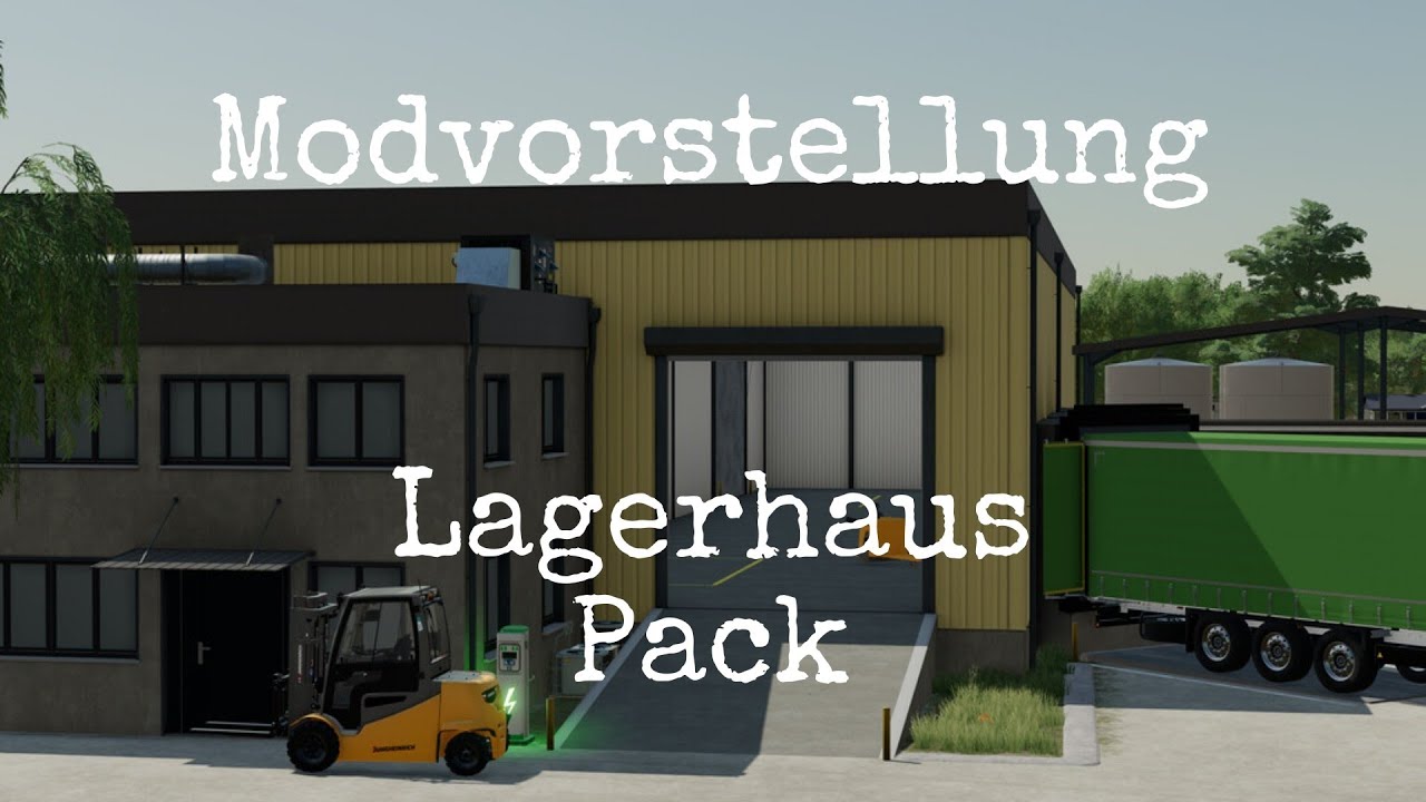 LS22 Mods (Ps4) Lagerhaus Pack  Modvorstellung (Ps4,Ps5,Xbs,Xb1,PC/Mac)