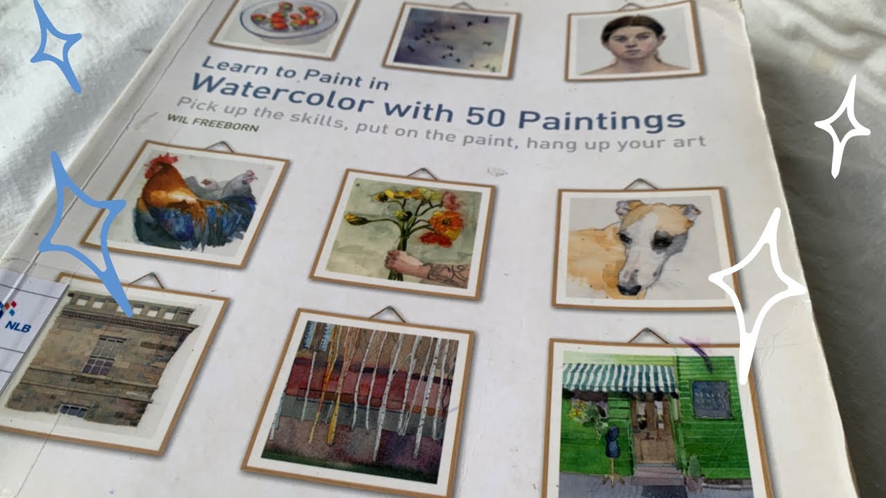 Watercolor With 50 Paintings - Wil Freeborn( Book Flip)
