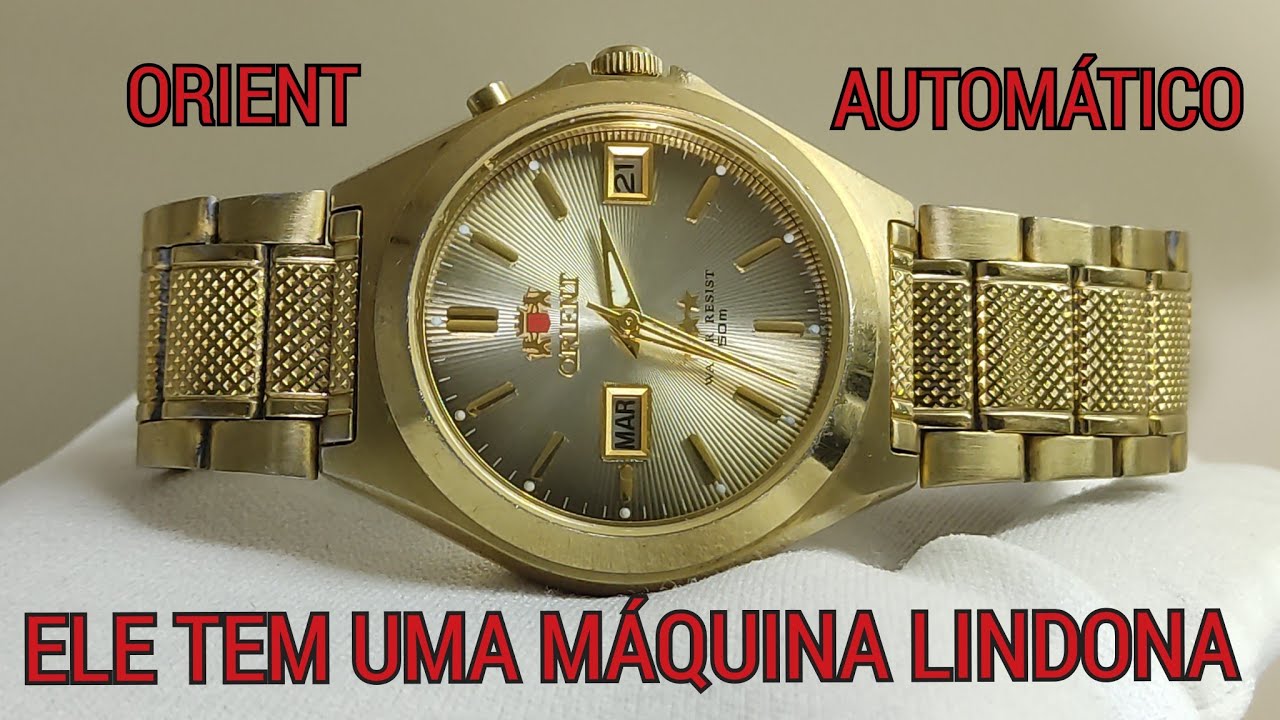O LENDÁRIO!! ORIENT AUTOMÁTICO REF: EM5A-AO-A CA - CALENDÁRIO NÃO PASSA!! COROA NÃO PUXA!! RESOLVI!!