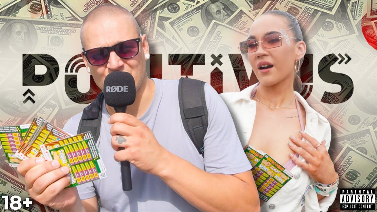 VIŅA LAIMĒJA 2,000&euro; !? 🔥 | Dāvinam Positivus apmeklētājiem loterijas biļetes