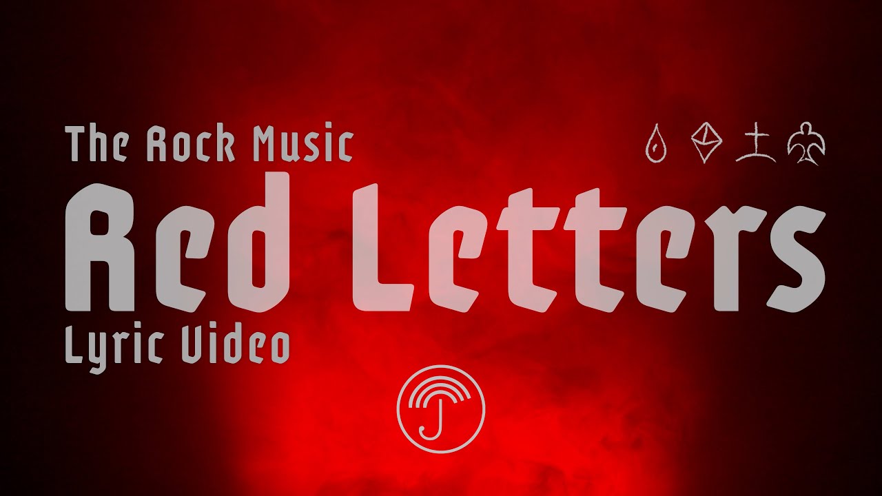 Red Letters (Lyric Video) - The Rock Music, Skyler Murray