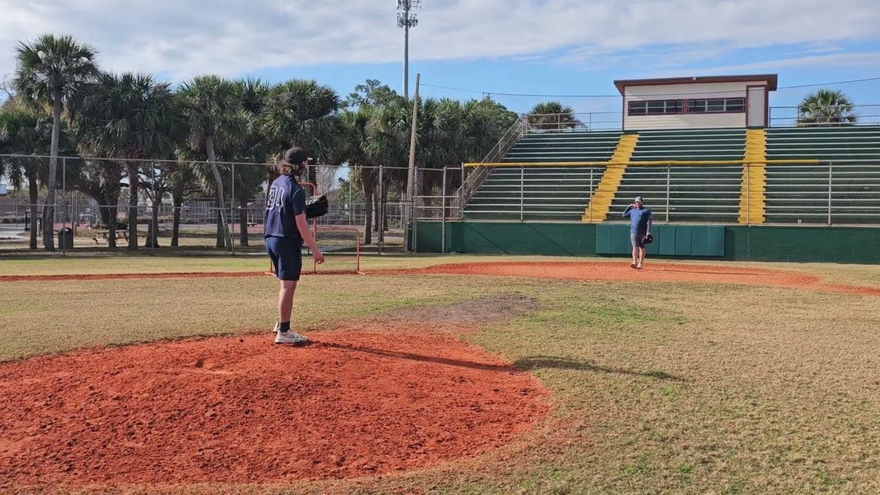RHP/OF 2026 Drew Huffman - Bullpen 'batter 2' Feb 15