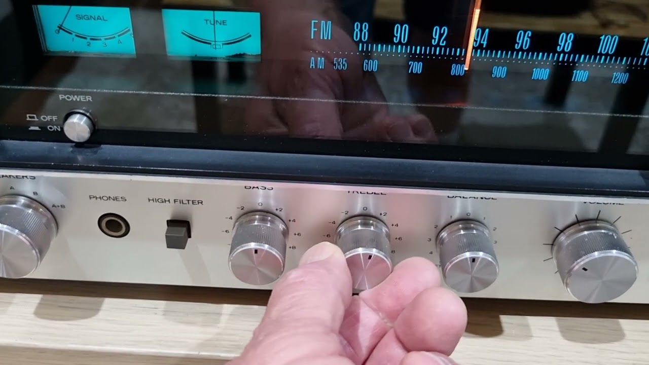 Legendary Sansui 5050 Receiver Fully Restored demo Dire Straits Sultans Of Swing