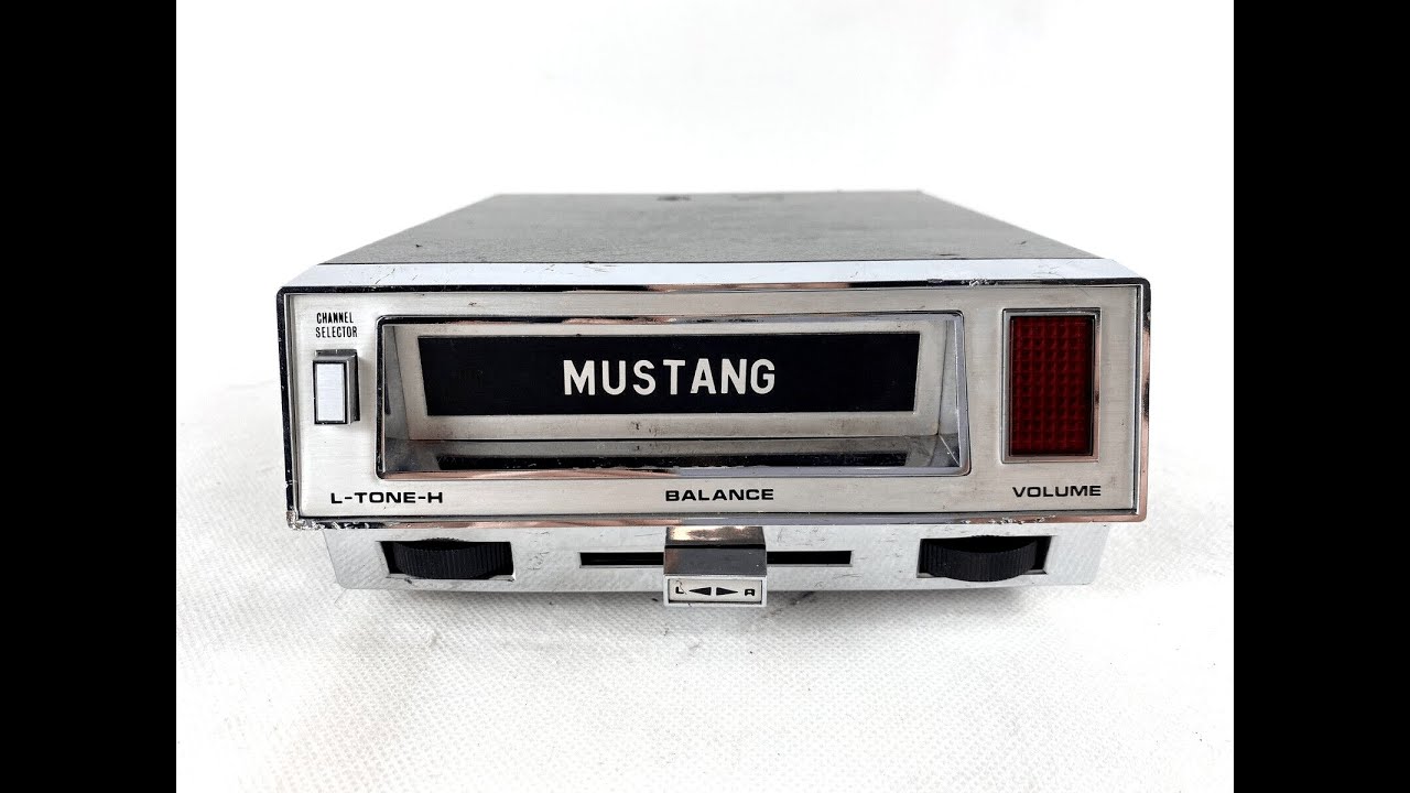 Vintage 1960s Mustang 8 Track Car Cassette Player Deck 12V