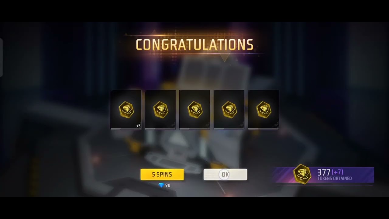 Free fire new event OLD UNICORN AK47 return spin event luck