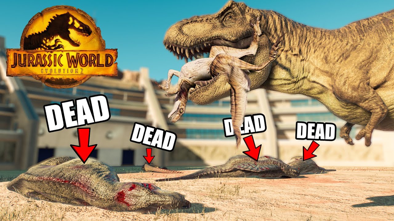 Королевская битва с каждым плотоядным динозавром в игре Jurassic World Evolution (КТО КОРОЛЬ?)